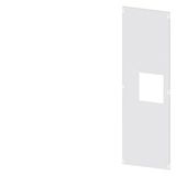 door coupling panel 3WA size 1, (3/4-pole), IP54, hinge: left / right, lock: double-bit, W: 600 mm