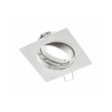 Spot luminaire housing PORTO-K with adjustment, IP20, square, white
