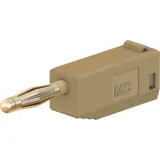 2 mm plug, solder connection, 0.5 mm², brown, 22.2616-27