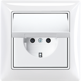 5513B-C0235794 Outlet double with pin, shuttered ; 5513B-C0235794