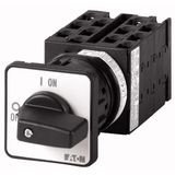 T0-6-8476/EZ Step switches, T0, 20 A, centre mounting, 6 contact unit(s), Contacts: 12, 45 °, maintained, Without 0 (Off) position, 1-3, Design number 8476