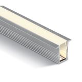 RECESSED PROFILE 2m + PC opal diffuser