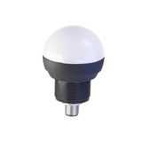 DOMELED_50, ø50mm (1.97"), 180°, ~1,5W(R)/1,3W(G)/1,7W(B)/1,3W(G)/1,8W(W), 24V DC, IO-Link