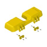 Yellow cover protection for lift control stations