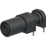 4 mm socket, solder connection, CAT III, yellow, 66.9040-24