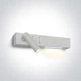 WHITE 3W SPOT + 6W WW WALL LAMP IP20 230V