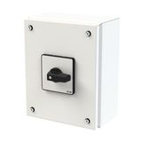 P3 Main switch, 80 A,Surface mounting, 4 pole, Form SE, Black, Short t