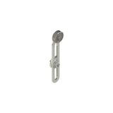 Adjustable safety lever with metal roller, 20 mm diameter