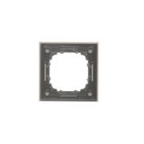 Double 2-pole switch, (module), 16AX, Screw, Bronze matt, metalic