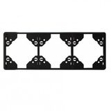 TRIPLE HORIZONTAL FRAME BLACK