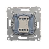 Single surface mounted box - for assembly, anthracite, metalic