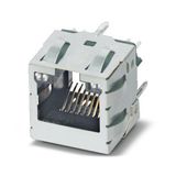 CUC-IND-J1ST-S/R4LS-LED-PG-S - RJ45 PCB connectors