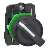 Plastic SS 2-pos spr ret 1 NO Push-in