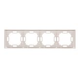 Double frame, satin, metallized