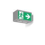 RECHTECK, 4,6 W, aluminium, on/off Extensions, L 250 B 125 H 140, SBS,