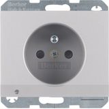 Soc.out. earth.pin+LEDorient.,enhncd contact prot.,screw-in lift term.