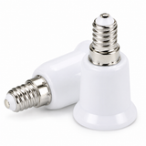 Lamp Holder Adapter E14-E27 White