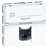 RJ45 socket Mosaic category 5e UTP 2 modules white