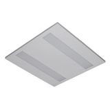 MODUS EK4000, recessed,  square 600, 2x opal cover, LED 840, SELV 800mA