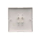 Two-pole switch, (module), 10AX, quick connection, satin, metallized