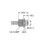 FOUNDATION fieldbus Flanschanschluss Flange   FKV 49-0.3M/14.5/C1117