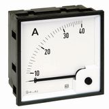 RQ96E - Ammeter AC (thermal-magnetic) - Dimension: 96x96mm - Connection: by CT - Current: 400/5A - Scale: 0÷In