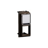 L.NOW - RJ45 KEYSTONE COVER 1M BRONZE