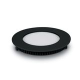 BLACK LED 8W CW IP40 230V