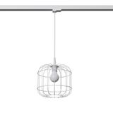 HANGING LAMP 3 PHASE CELTA WHITE E27 3000K 7.5W 620LM