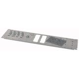 XMN240808-BF-2 Mounting plate for  W=800 mm, 2xNZM2, vertical