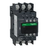 3P contactor with eye terminals AC3 440V 40A coil 125V DC (LC1D40A6GD)