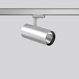 DEECOS S mini, 20 W, 2750 lm, 940, silver, on/off Surface mounted proj