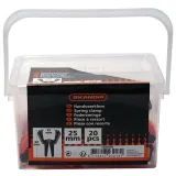 Skandia mini hand clamp set 60x25mm 20pcs