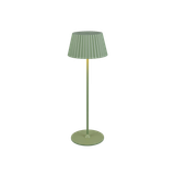 Suarez LED outdoor table lamp pistachio rechargeable