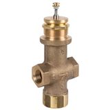3-WAY VALVE, BRONZE, 1 1/4''
