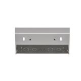 Double loudspeaker socket, anthracite, metalic