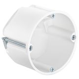Cavity wall one-gang junction box air-tight, halogen-free
