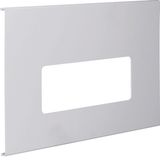 Pre-cut lid 3gang, FB 60230, light grey