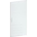 Door, univers, right, slotted, RAL 9010, for enclosure IP3X 1100x550mm