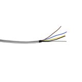 TEXTILE CABLE 5X0,75 L-10m SILVER