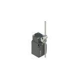 Position switch with adjustable square rod lever