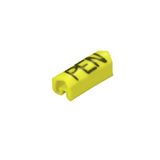 CableLine, Conductor and cable markers, 1.3 - 3 mm, 9 x 3.4 mm, yellow