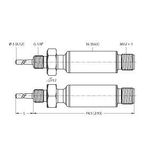 Temperature Detection Stainless Steel Transmitter with Integrated Probe   TTMS-103A-G1/8-LIUPN-H1140-L013