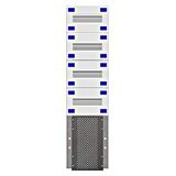 Combination Distributor Modular chassis 208mm 18HU, complete