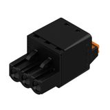 PCB plug-in connector, female plug, 5.08 mm, Number of poles: 3, 180°, PUSH IN with actuator, Box