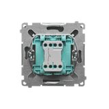 Touch panel 2 modules, Modul 1: 2 vertical touch fields, Module 2: 2 vertical touch fields, Fixing: horizontal, Silver mist