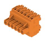 PCB plug-in connector, female plug, 5.08 mm, Number of poles: 6, 90°/270°, Screw connection, Clamping range, max. : 3.31 mm², Box
