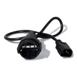 Power Cord, C14 to CEE 7/7 Sch