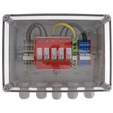 GJB in IP65 enclosure for PV systems 2MPPT and 2 strings at 1100V d.c.