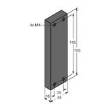 excom I/O System Cover for the Unused Power Port   BM-PS